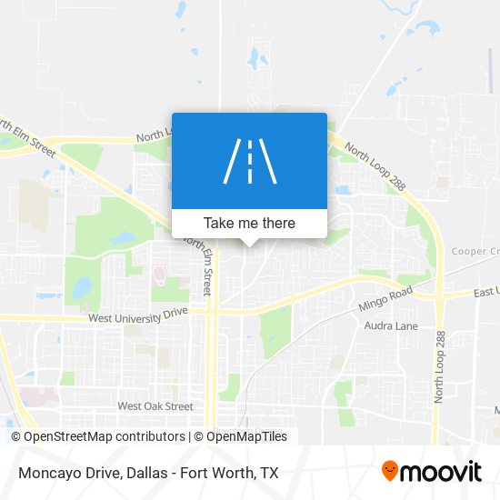 Moncayo Drive map