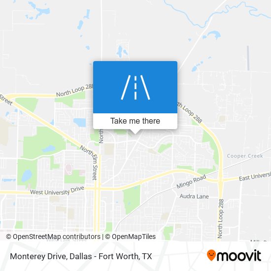 Mapa de Monterey Drive
