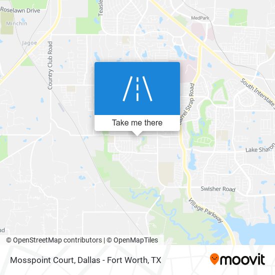 Mosspoint Court map