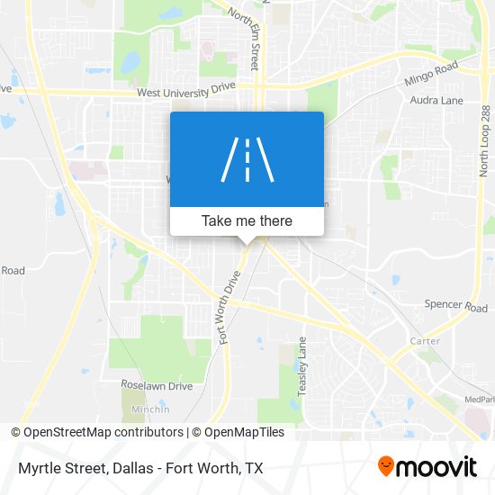 Myrtle Street map