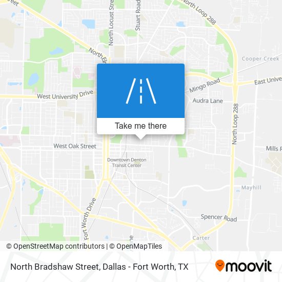 North Bradshaw Street map