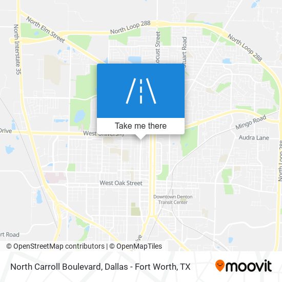 North Carroll Boulevard map