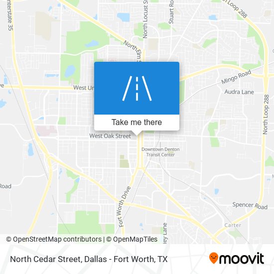 Mapa de North Cedar Street