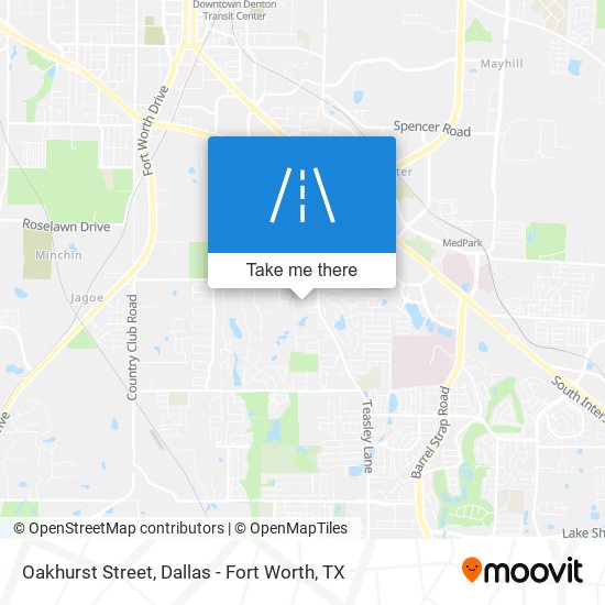 Oakhurst Street map