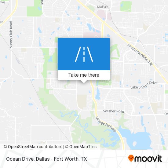 Ocean Drive map