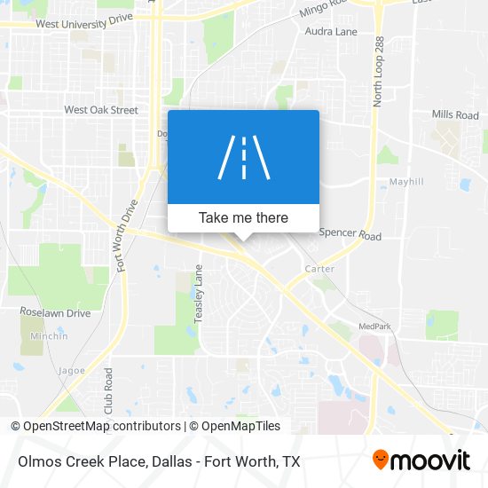Mapa de Olmos Creek Place