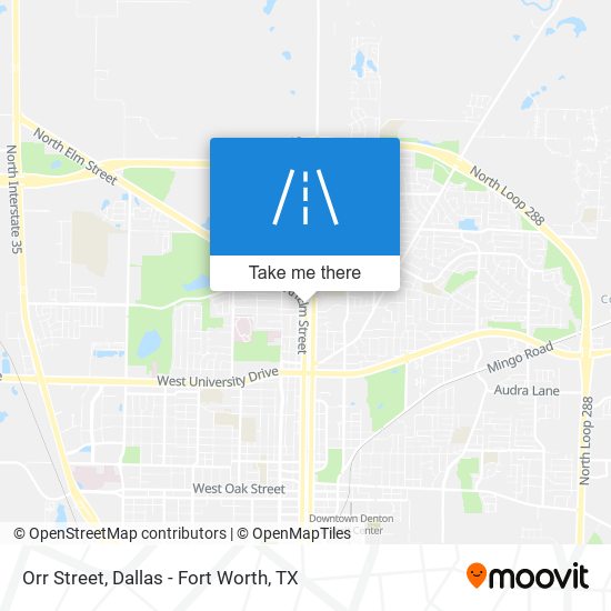 Orr Street map