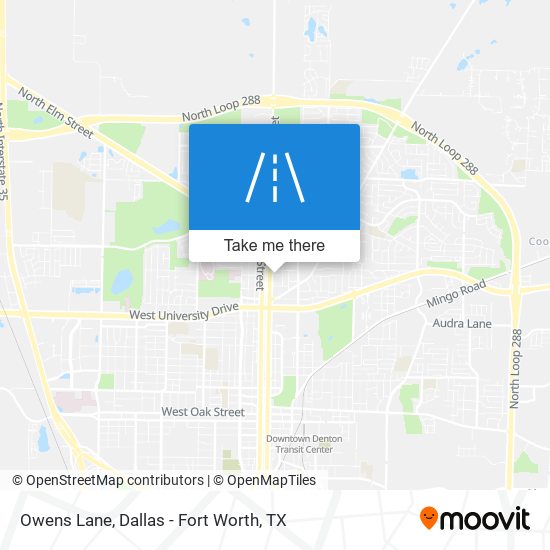 Owens Lane map