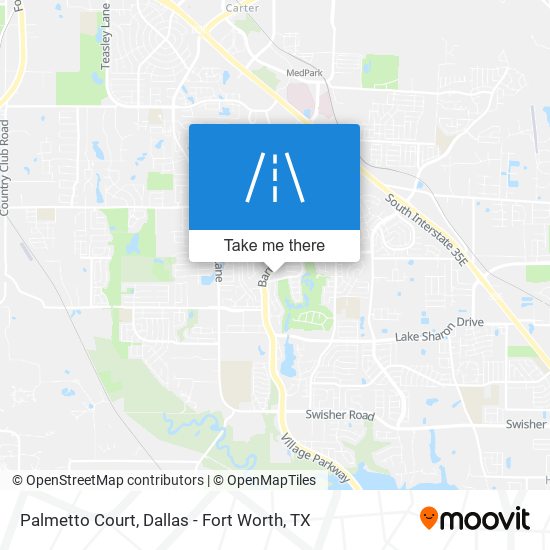 Palmetto Court map