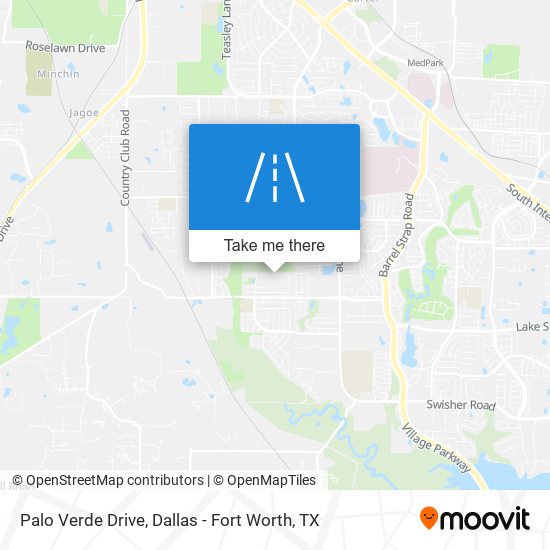 Palo Verde Drive map