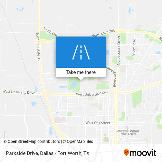 Parkside Drive map