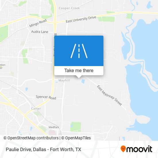 Mapa de Paulie Drive