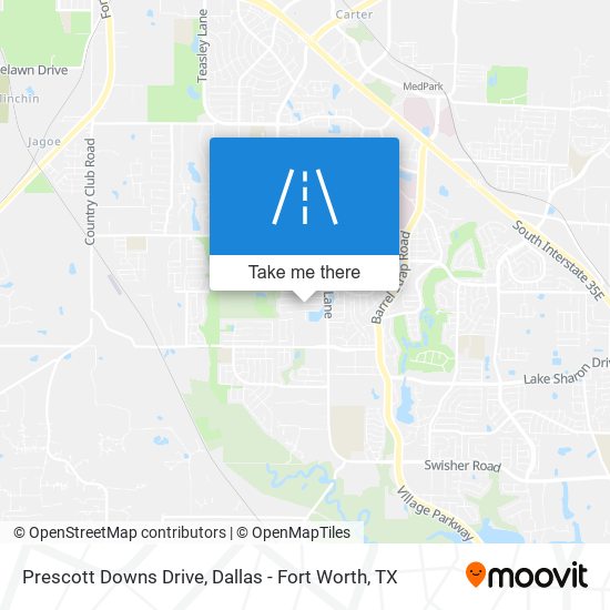Prescott Downs Drive map