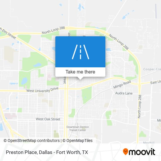 Preston Place map