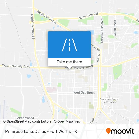 Mapa de Primrose Lane