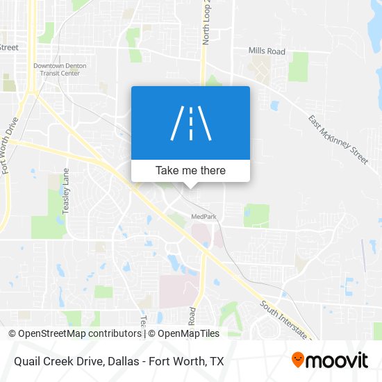 Quail Creek Drive map