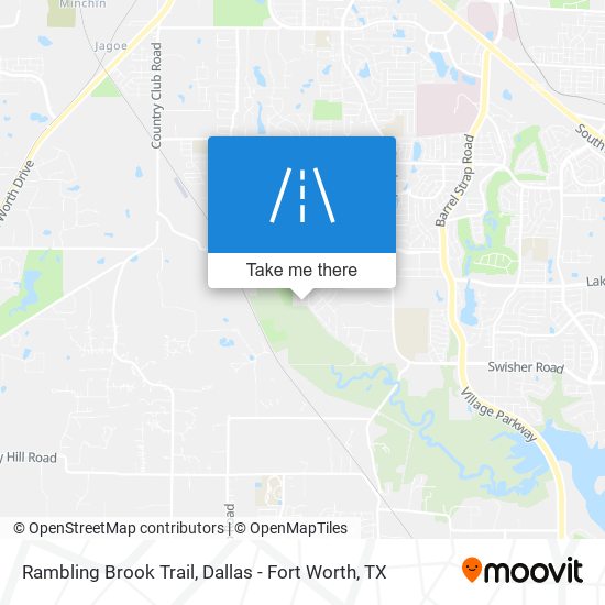 Rambling Brook Trail map
