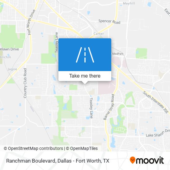 Mapa de Ranchman Boulevard