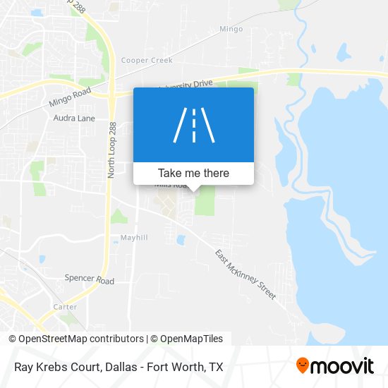 Ray Krebs Court map