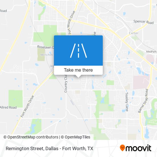 Remington Street map