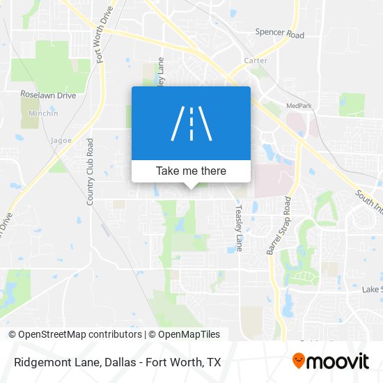 Mapa de Ridgemont Lane