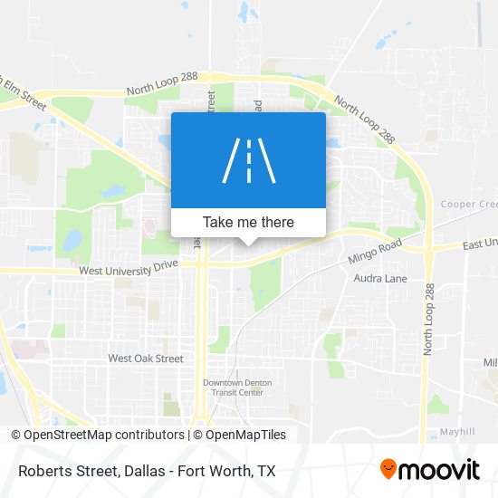 Roberts Street map