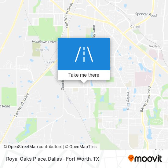 Royal Oaks Place map