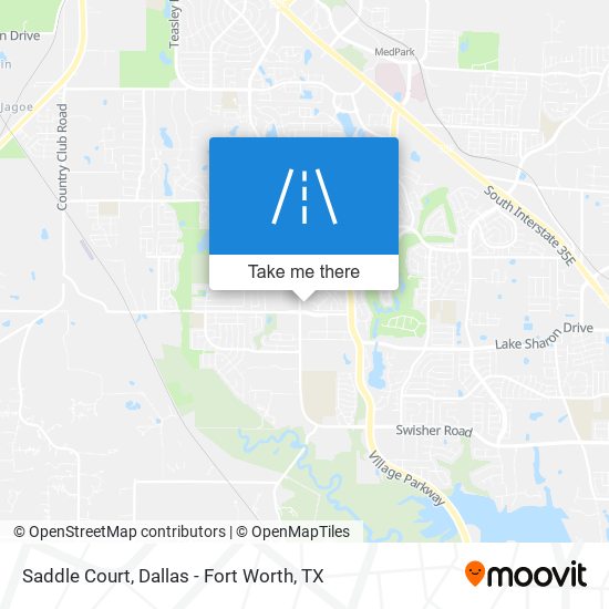 Saddle Court map
