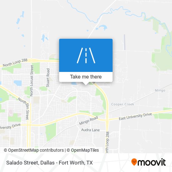 Mapa de Salado Street