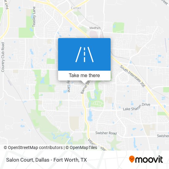 Salon Court map
