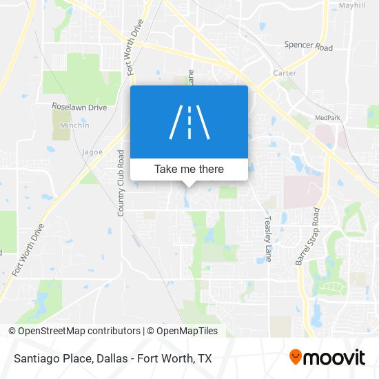 Santiago Place map