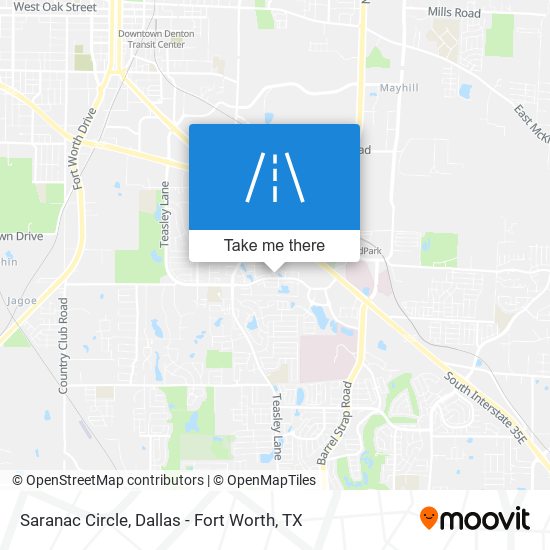 Mapa de Saranac Circle