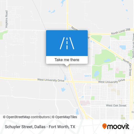 Schuyler Street map