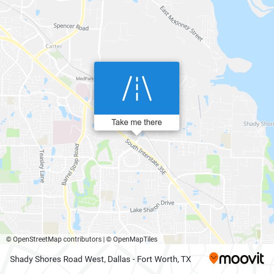 Mapa de Shady Shores Road West