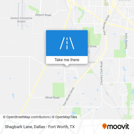 Shagbark Lane map