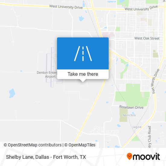 Shelby Lane map