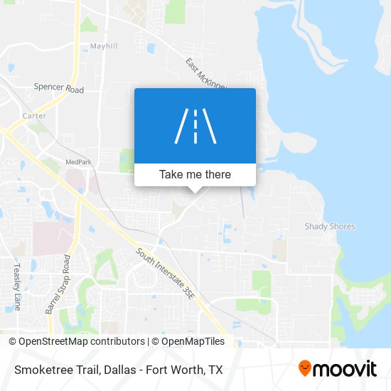 Smoketree Trail map