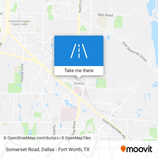 Somerset Road map