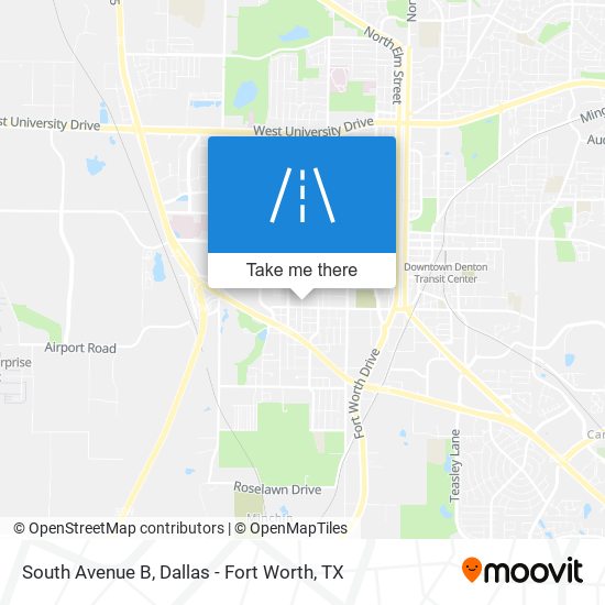 South Avenue B map