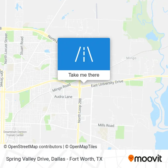 Spring Valley Drive map