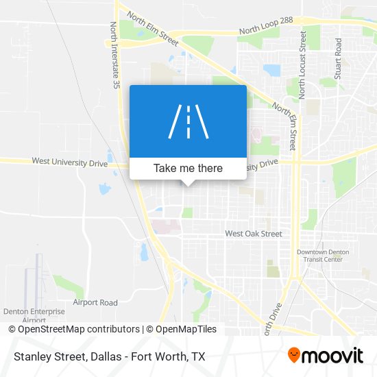 Stanley Street map