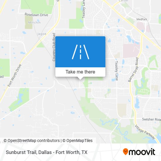 Sunburst Trail map