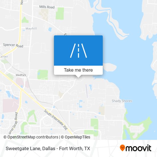 Sweetgate Lane map