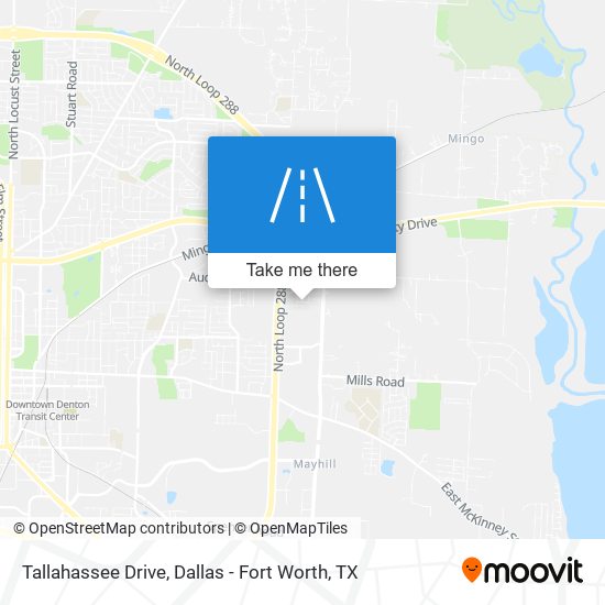 Tallahassee Drive map