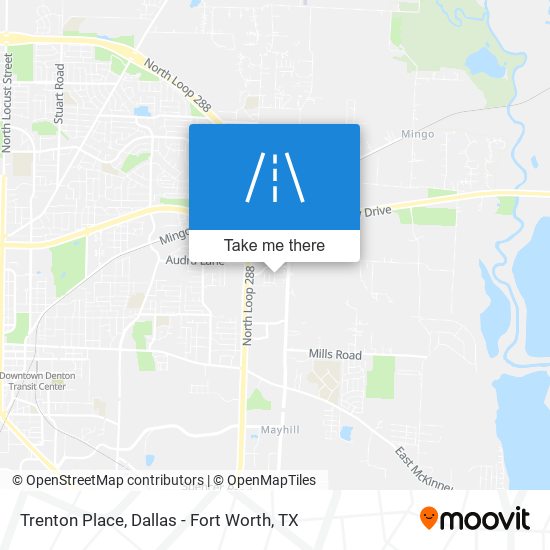 Trenton Place map