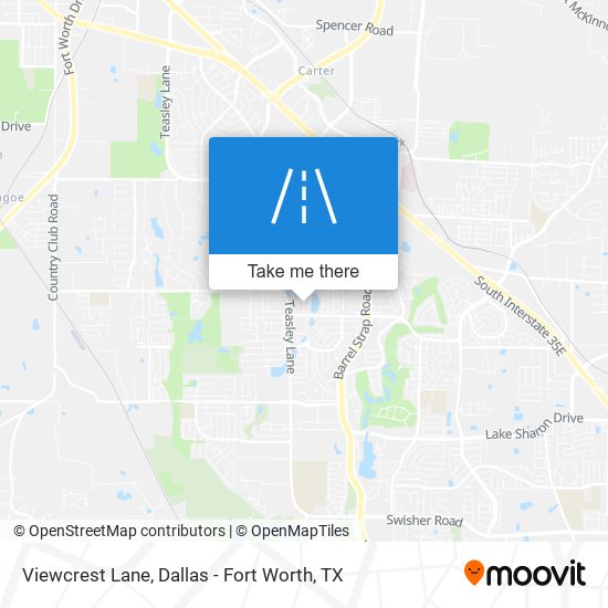 Viewcrest Lane map