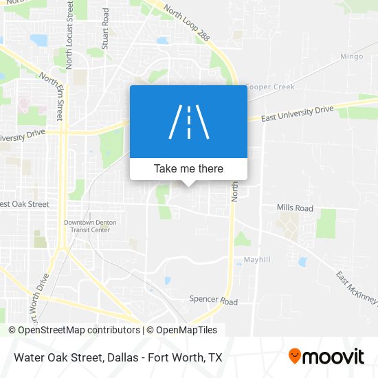 Mapa de Water Oak Street