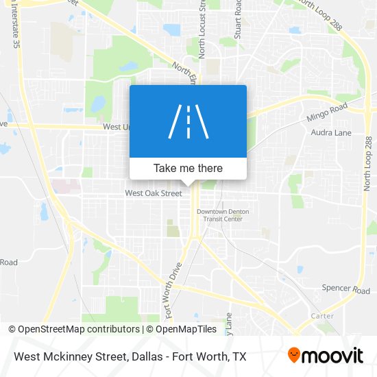 West Mckinney Street map