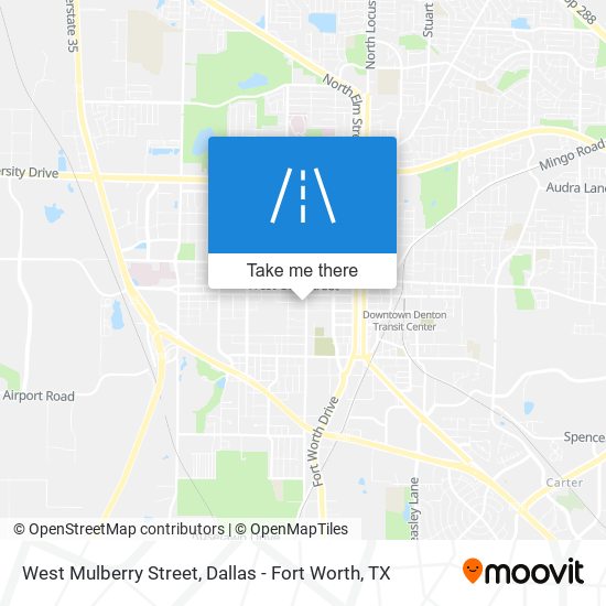 Mapa de West Mulberry Street