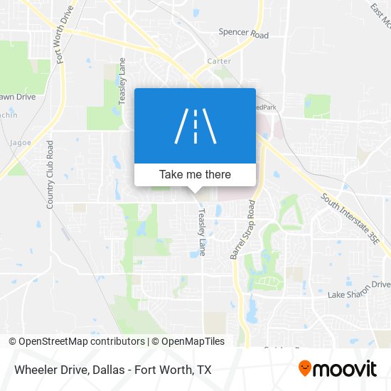 Wheeler Drive map